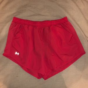 Pink Under Armour Athletic Shorts